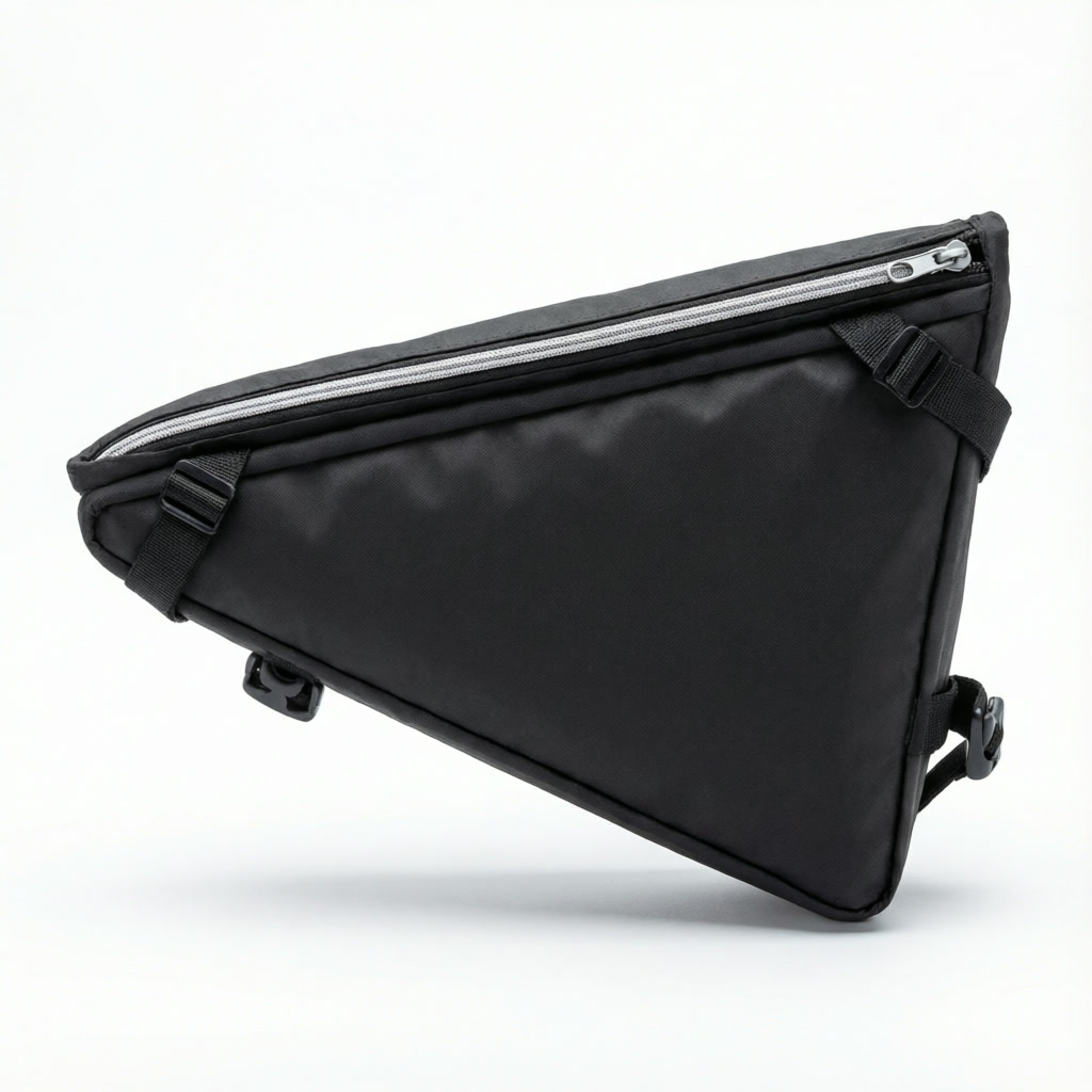 Cycling Frame Bag with Reflective Trim